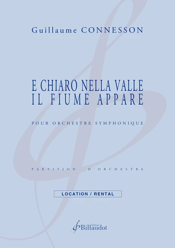 E chiaro nella valle il fiume appare Visuell